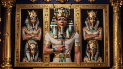 Book of Dead Slot mit &auml;gyptischem Abenteurer auf goldenem Walzen-Hintergrund