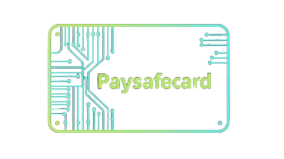 Paysafecard Prepaid-Logo in Lime-Cyan f&uuml;r Casoola Casino Einzahlungen