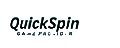 Quickspin Spiele-Provider Logo mit Neon-Kontur