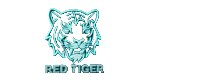 Red Tiger Gaming Spiele-Provider Logo mit Neon-Kontur